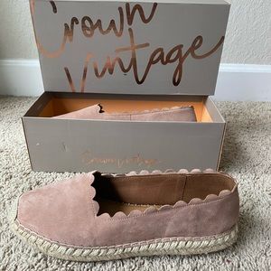 Crown Vintage Pink Espadrilles (Size 9)